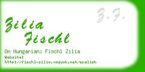 zilia fischl business card
